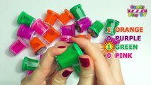 Colores concurso divertido Aprender aprendizaje lección ruido rezumar masilla con 3