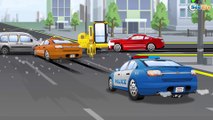 Cop Cars Videos for Kids - The Police Car New Cars Adventures | Emergency Vehicles Cartoon