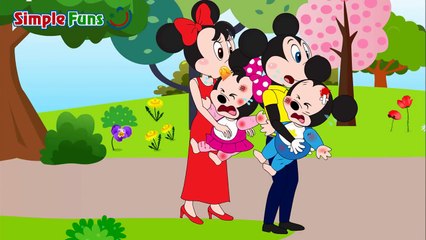 Mickey Mouse Baby Lazy to School Funny Story Full Episodes! Minnie Mouse, Donald Duck New