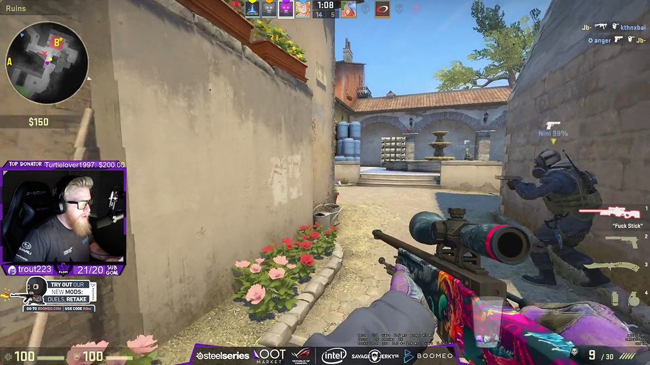 CSGO: Flom's 360 no scope for the win