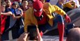 Tom Holland : un salto arrière à l'avant première de Spider-Man Homecoming