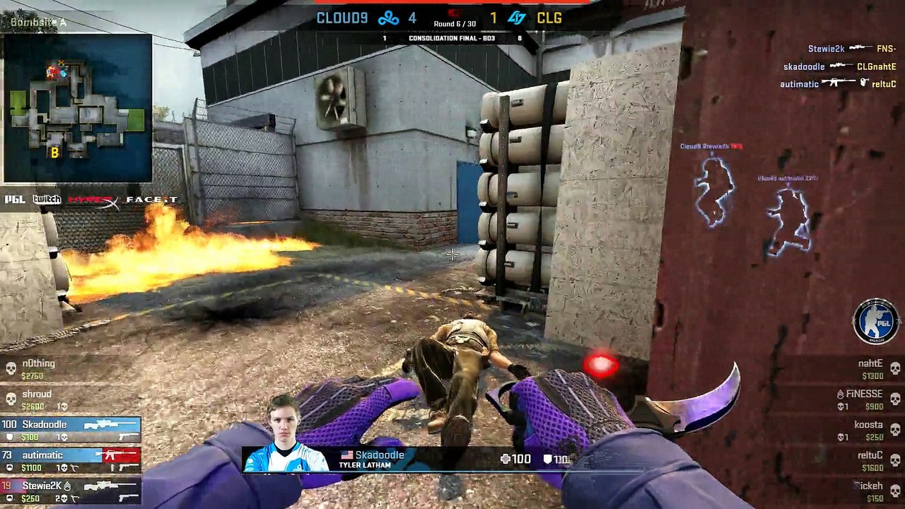 CSGO: Stewie AWP 2K against CLG