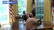 Bizarre moment- Donald Trump interrupts call to Irish Prime Minister to comment on 'Sexy' reporter