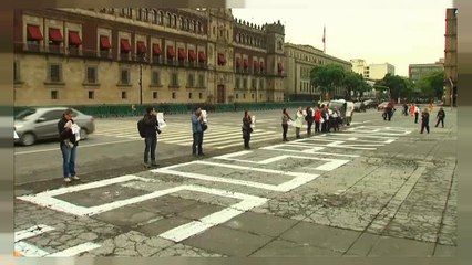 Mexican journalists protest murdered colleagues