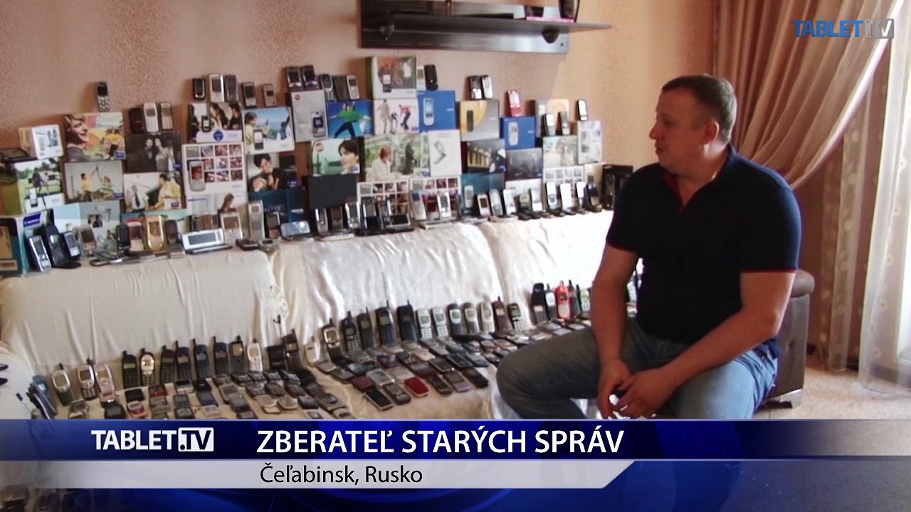 Netradičný zberateľ - vo svojich telefónoch uchováva tisícky starých správ