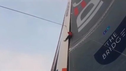 Paré au plus pressé à bord d'IDEC Sport !