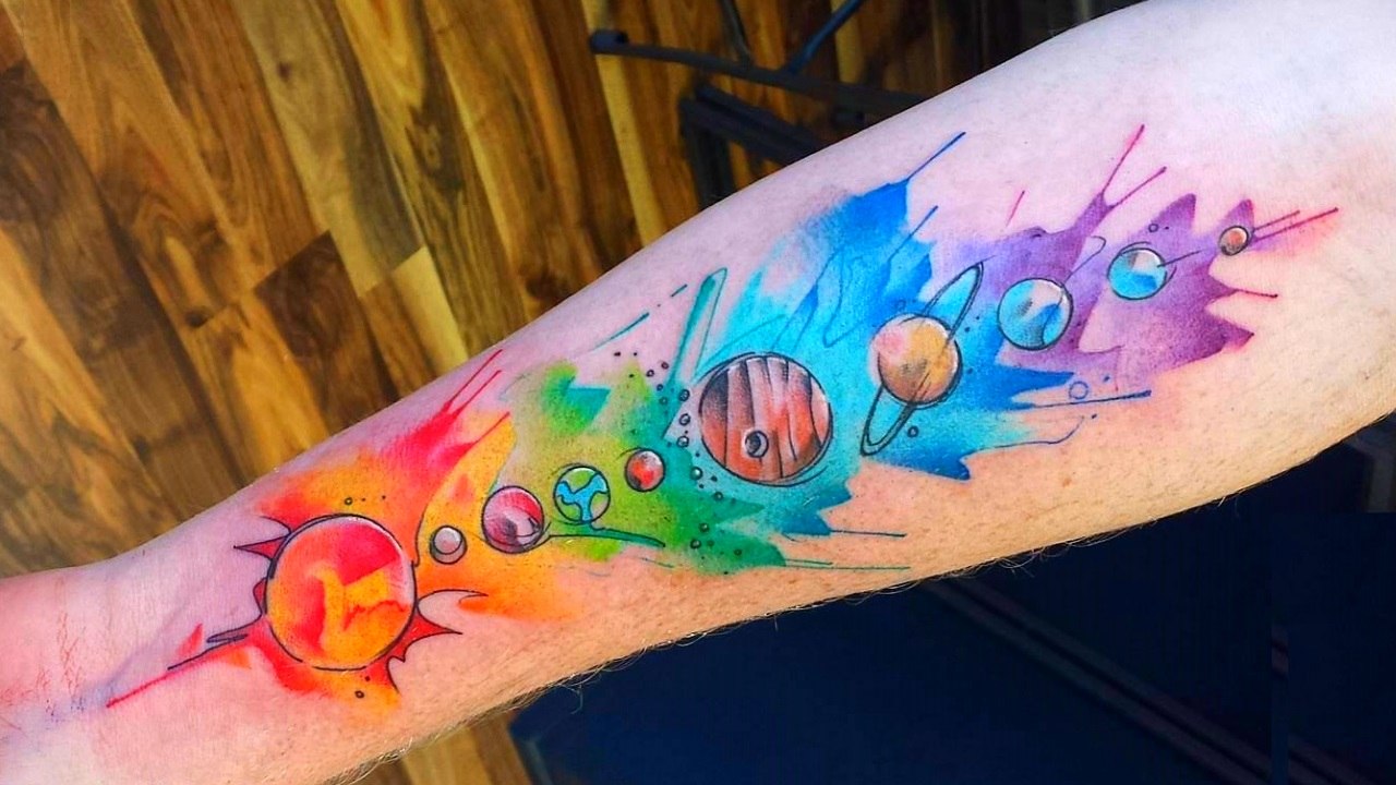 25 Best Ideas about Planet Tattoo on TATTOO WORLD