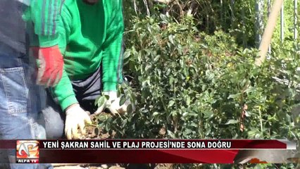 Yeni Şakran Sahil Ve Plaj Projesi’nde Sona Doğru