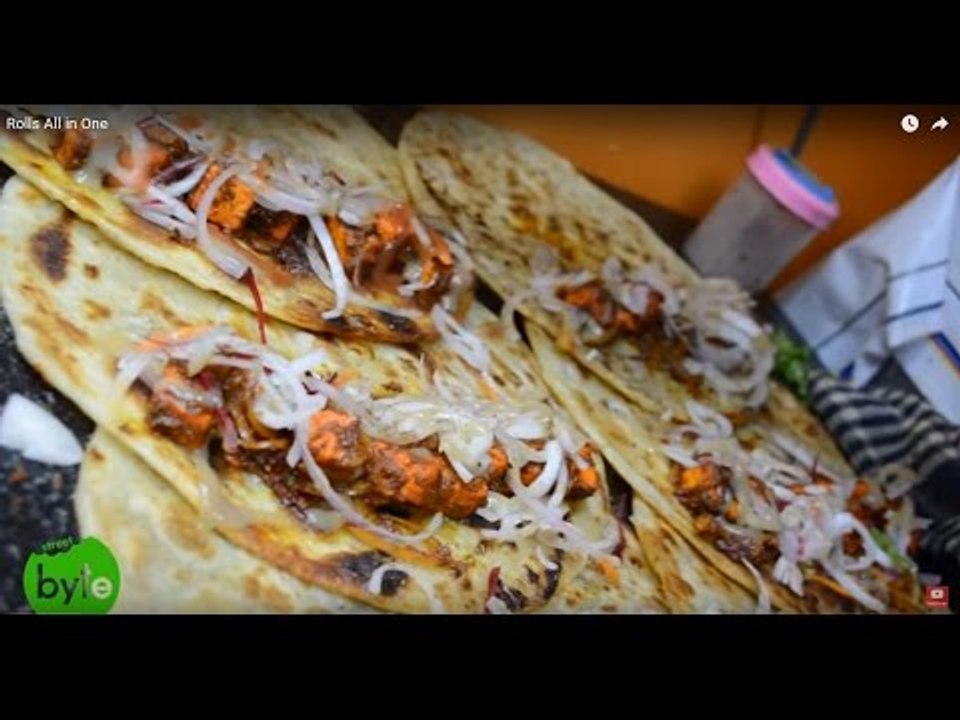 Panner Roll, Chicken Roll, Mushroom Roll, Amazing Rolls, Hyderabad Street Food