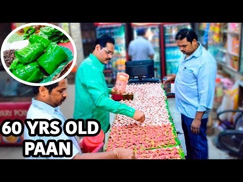 Amazing Sweet paan with Mixture of 35 Ingredients || Indian Street Food