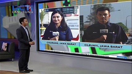 Pemudik Motor ke Arah Bandung Padat