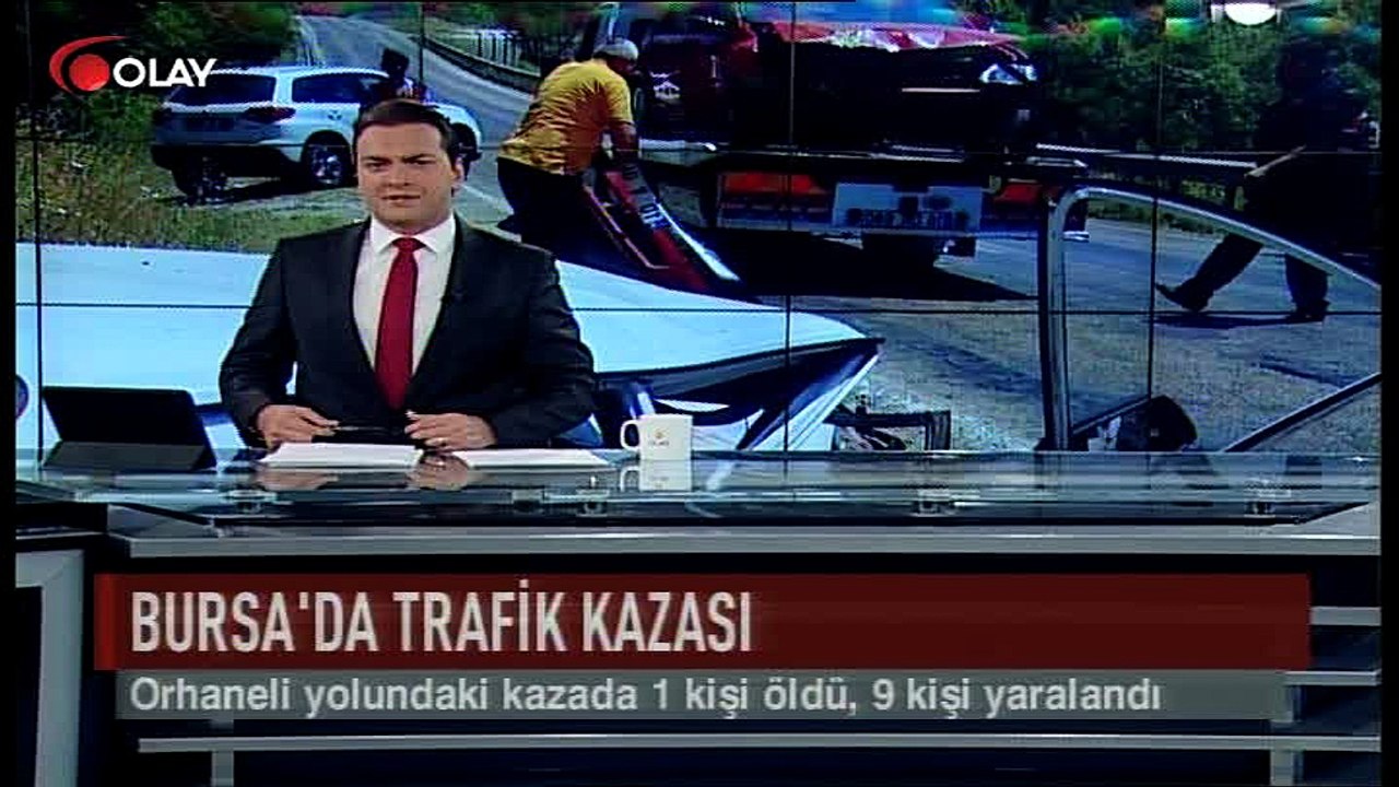 Orhaneli yolunda kaza: 1 ölü 9 yaralı (Haber 28 06 2017)