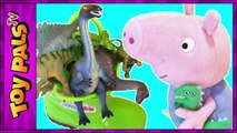 Et démarrage bateau dinosaure dinosaures pour enfants porc jouet vidéos avec Peppa surprise de Peppa George