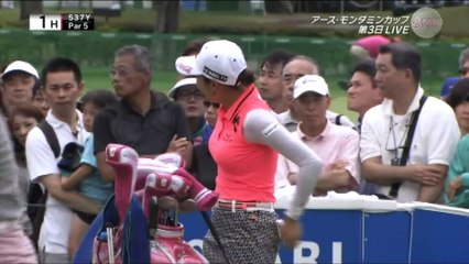 アースモンダミンカップ2016 3日目最終組日韓対決！　堀琴音vs.イボミ・ぺヒギョン