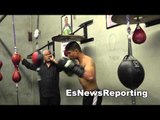 mikey garcia closing camp for burgos fight EsNews Boxing
