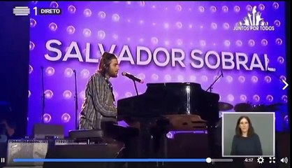 O peido de Salvador Sobral dedicado aos portugueses