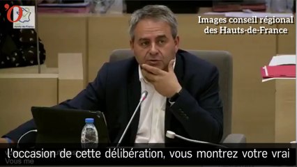 Quand Xavier Bertrand recadre une élue FN: ça fait très mal !