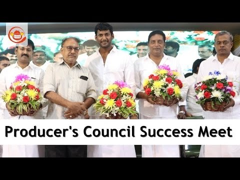 Vishal Swearing In Ceremony after being Head of Elected the Producer Council