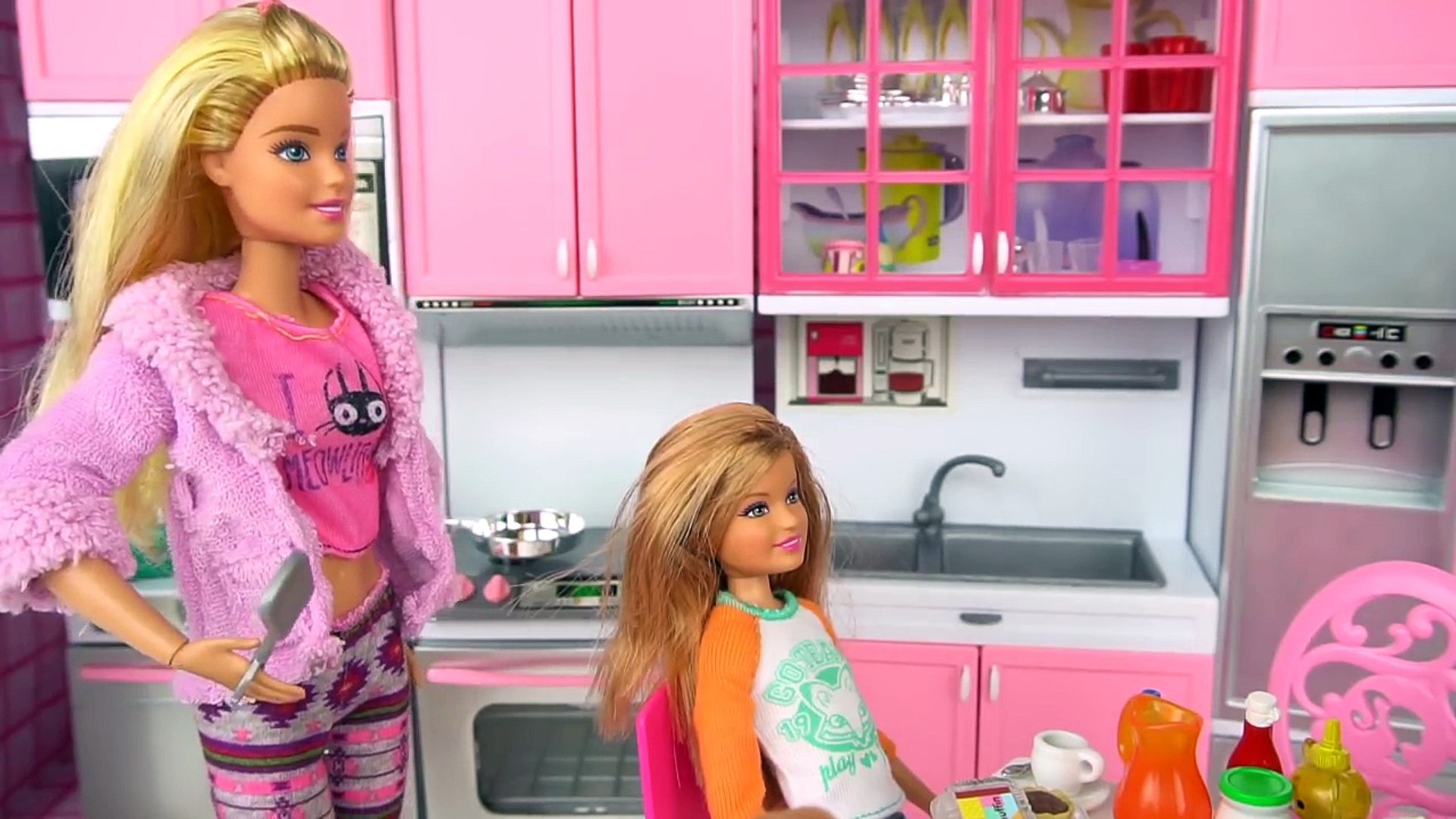 barbie morning routine