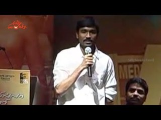 Dhanush Speech At Velaiyilla Pattathari Press Meet