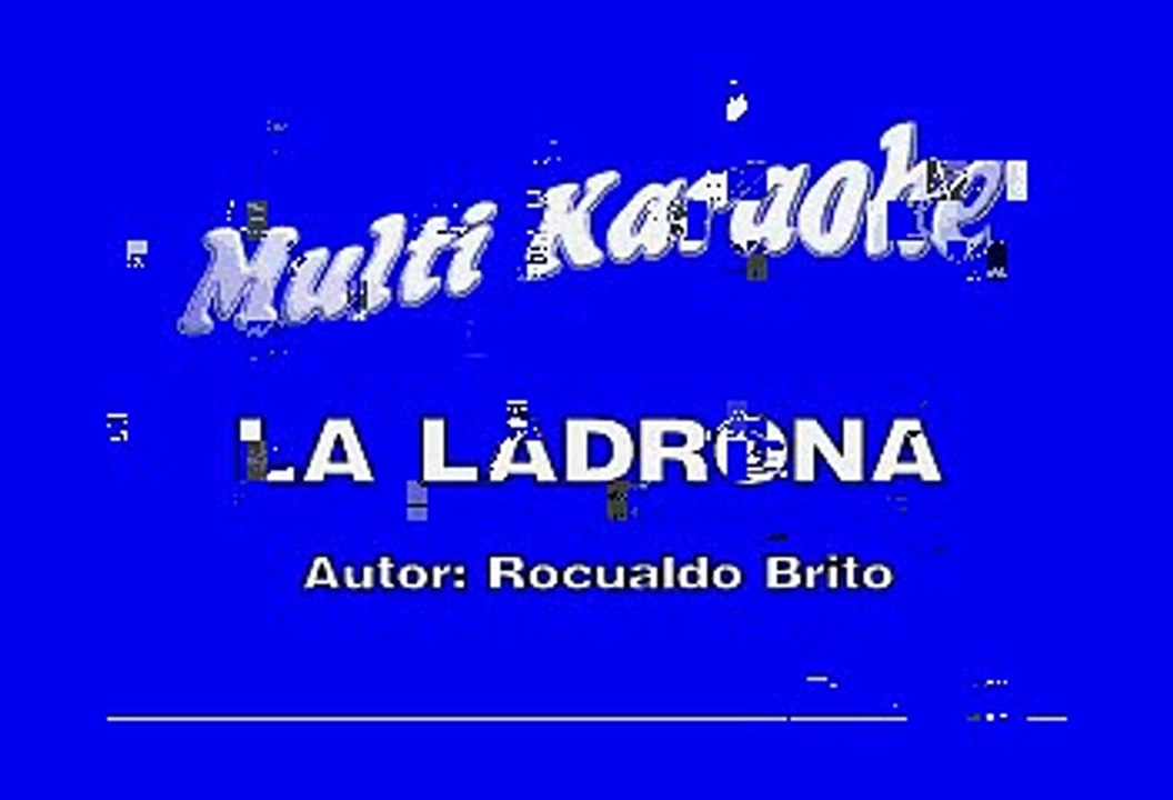 Diego Verdaguer - La Ladrona (Karaoke)