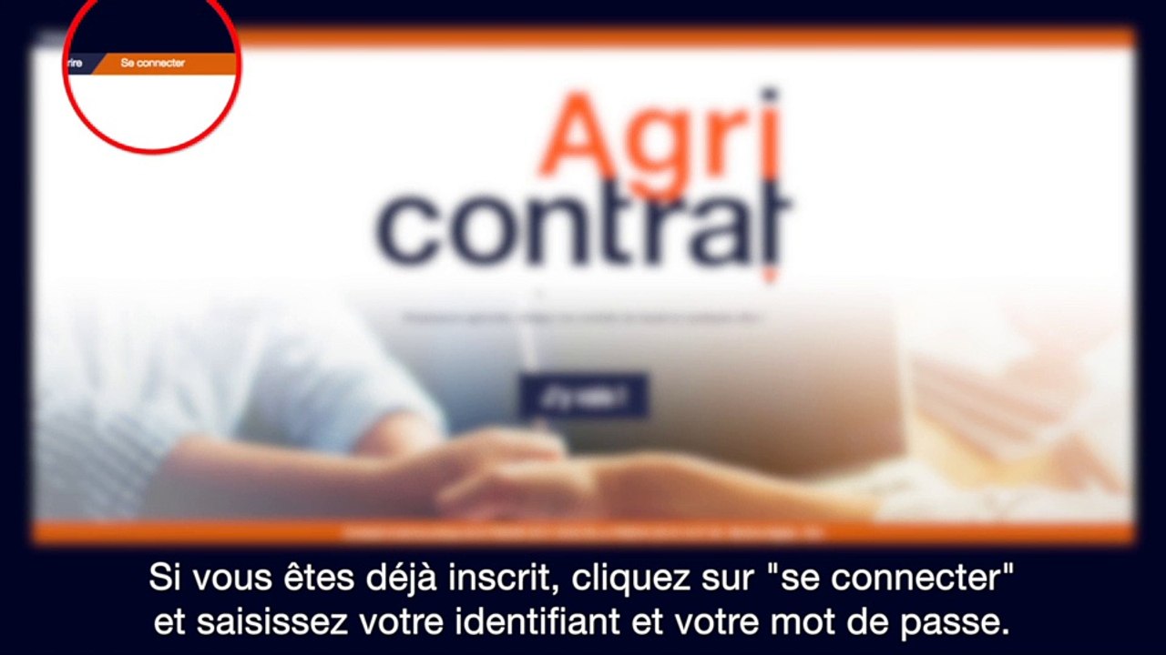 Tutoriel Agri Contrat