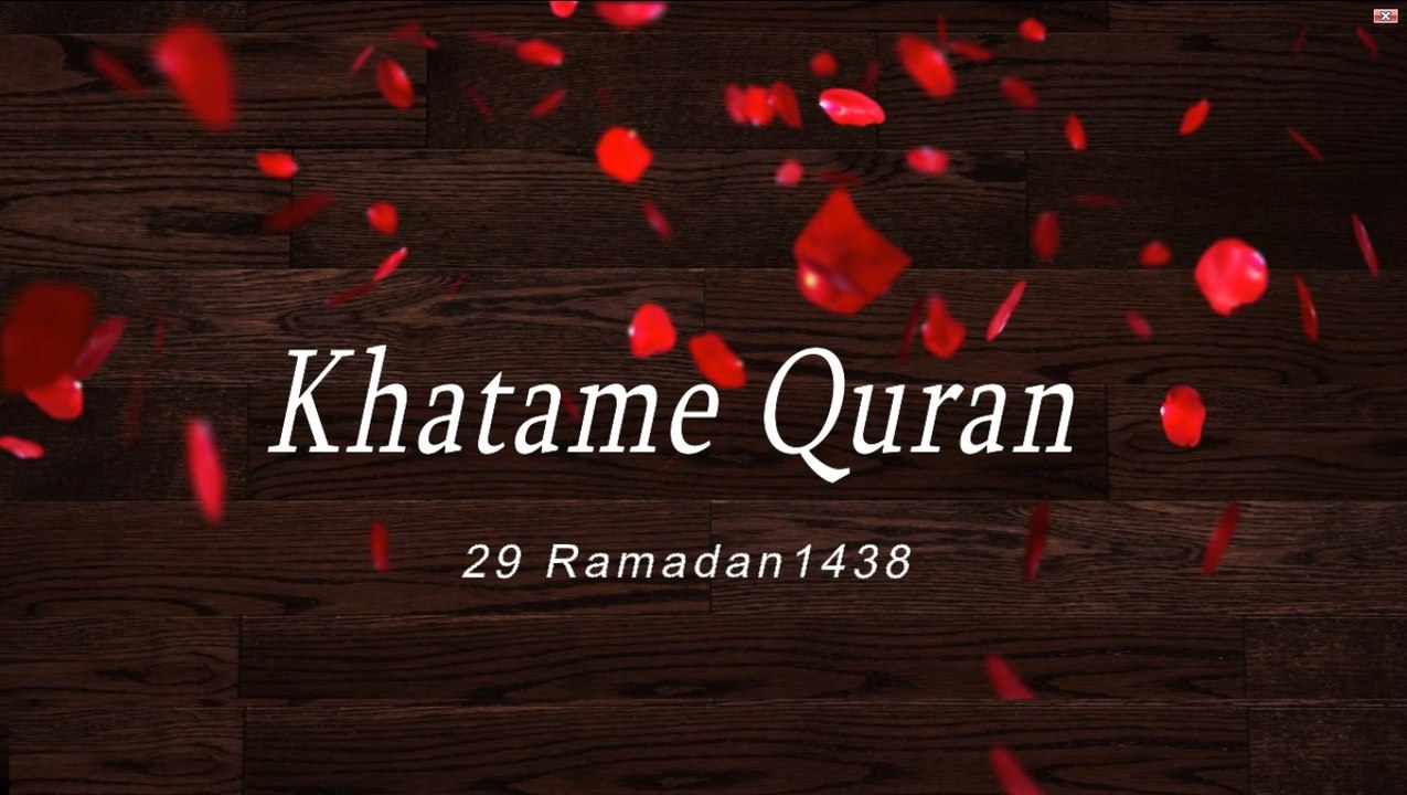 Khatame Quran 2017