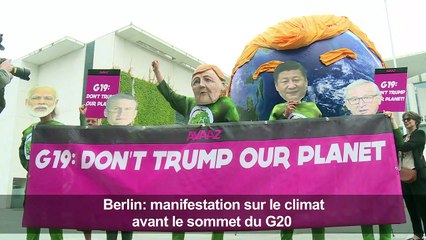 Berlin: manifestation sur le climat avant le sommet du G20