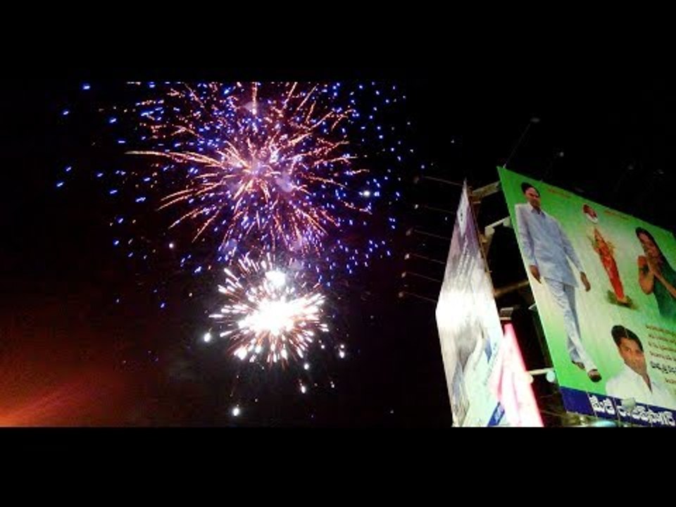 Telangana  Formation Day Celebrations || Fireworks At TankBund