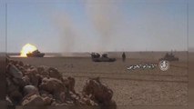 معارك عنيفة بين القوات الحكومية ومقاتلي داعش بصحراء حمص