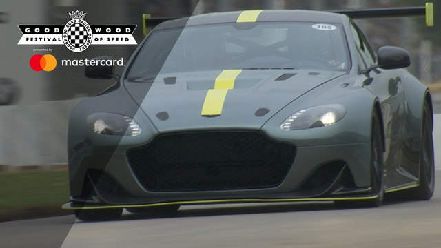 Mighty Aston Martin Vantage AMR Pro roars up FOS hill