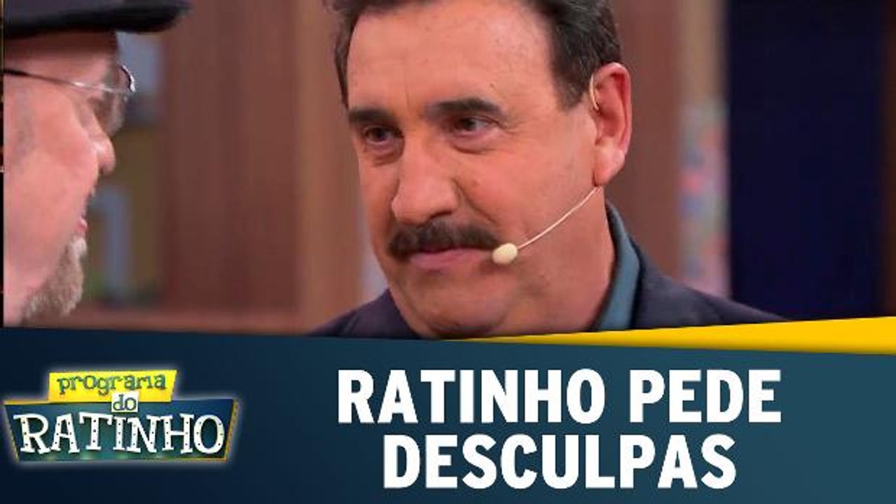 Ratinho pede desculpas em rede nacional