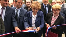 Inauguration de l'école de la 2e chance par Édith Cresson