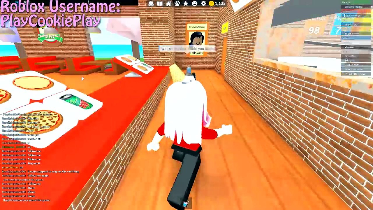 Cashier Work At A Pizza Place Restaurant Roblox Lets Play Online Games Video Dailymotion - roblox work at pizza place how to use video maker updated