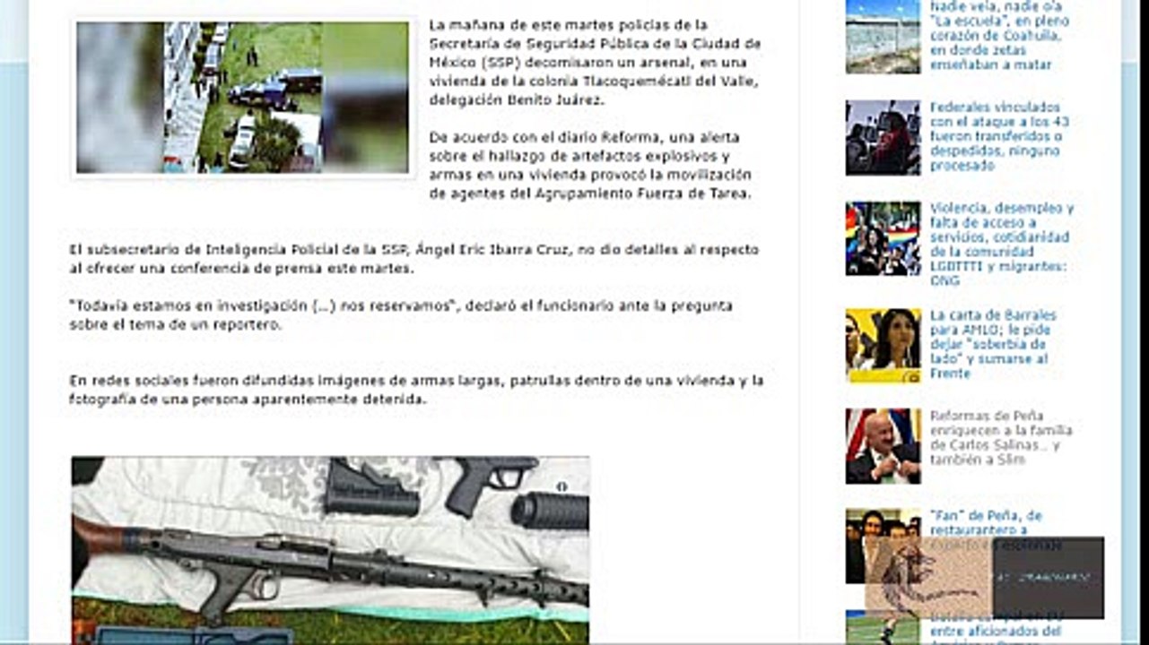 También en el DF se decomisan arsenales