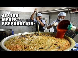 Amazing Food Preparation for 40000 People | 5 Rs Mid Day Meals in Hyderabad |