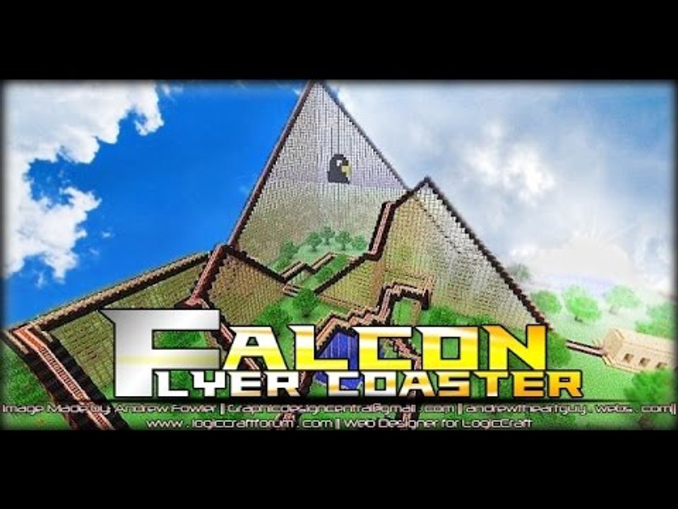''Sharky'' Shark | Minecraft Rollercoaster | Falcon Flyer Coaster