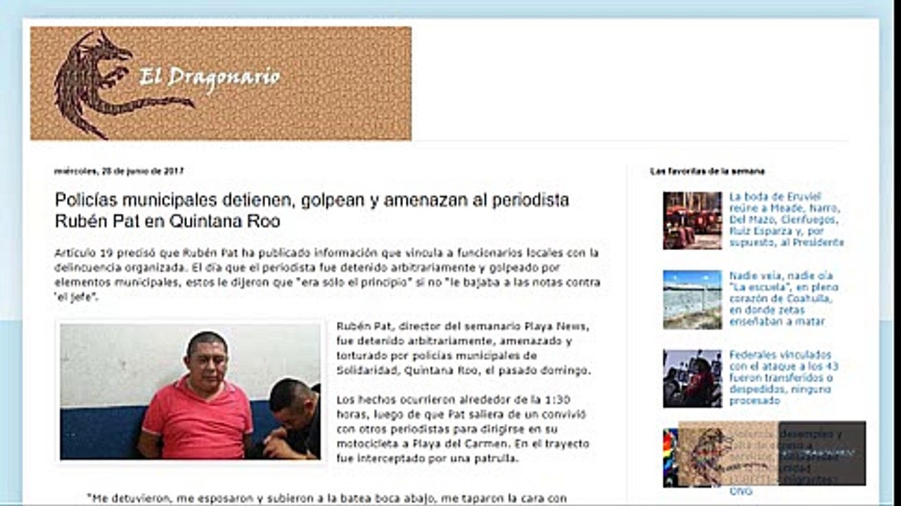Policías agreden a periodista en Quintana Roo