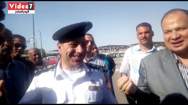 مدير أمن الاسماعيلية يتفقد مواقف سيارات المحافظة بعد زيادة أسعار الوقود