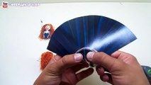 Disney Princess Merida 3D Papercraft Disney Pixar Brave Making Great Papercrafts,Animated cartoons movies 2017