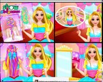 เกมส์แต่งตัวราพันเซลสไตล์เรนโบว์ Modern Rapunzel Rainbow Trends