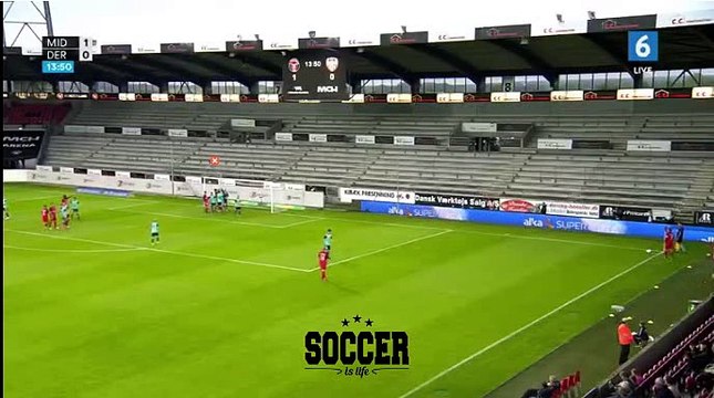 Kristian Dirk Riis Goal HD - Midtjylland (Den)	2-0	Derry City (Nir) 29.06.2017