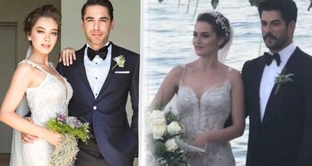 Fahriye Evcen, Gelinliği ve Saç Modeliyle Neslihan Atagül'ün "Kopyası" Gibi