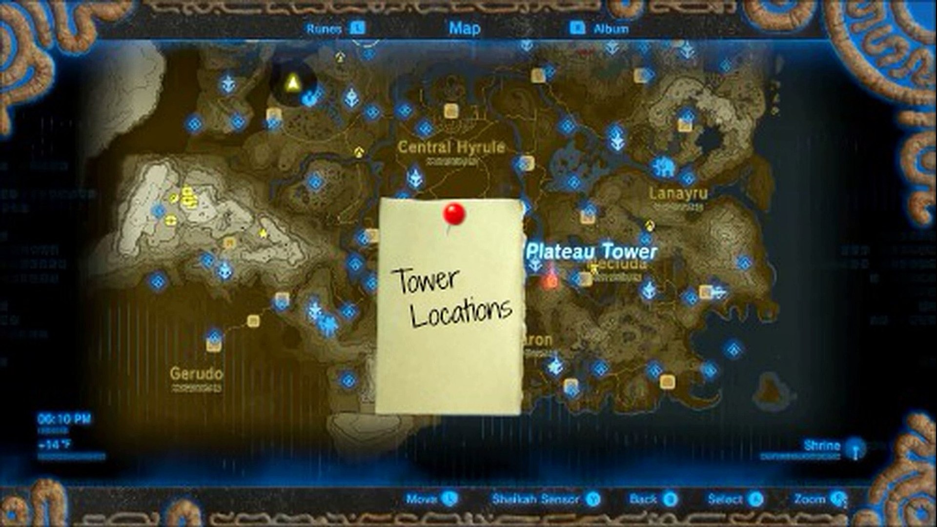 The Legend Of Zelda: BOTW - Tower Locations - video dailymotion
