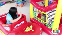 McDonalds Drive Thru Prank Bad Mommy on Disney Cars Lightning McQueen Power Wheel Ride On