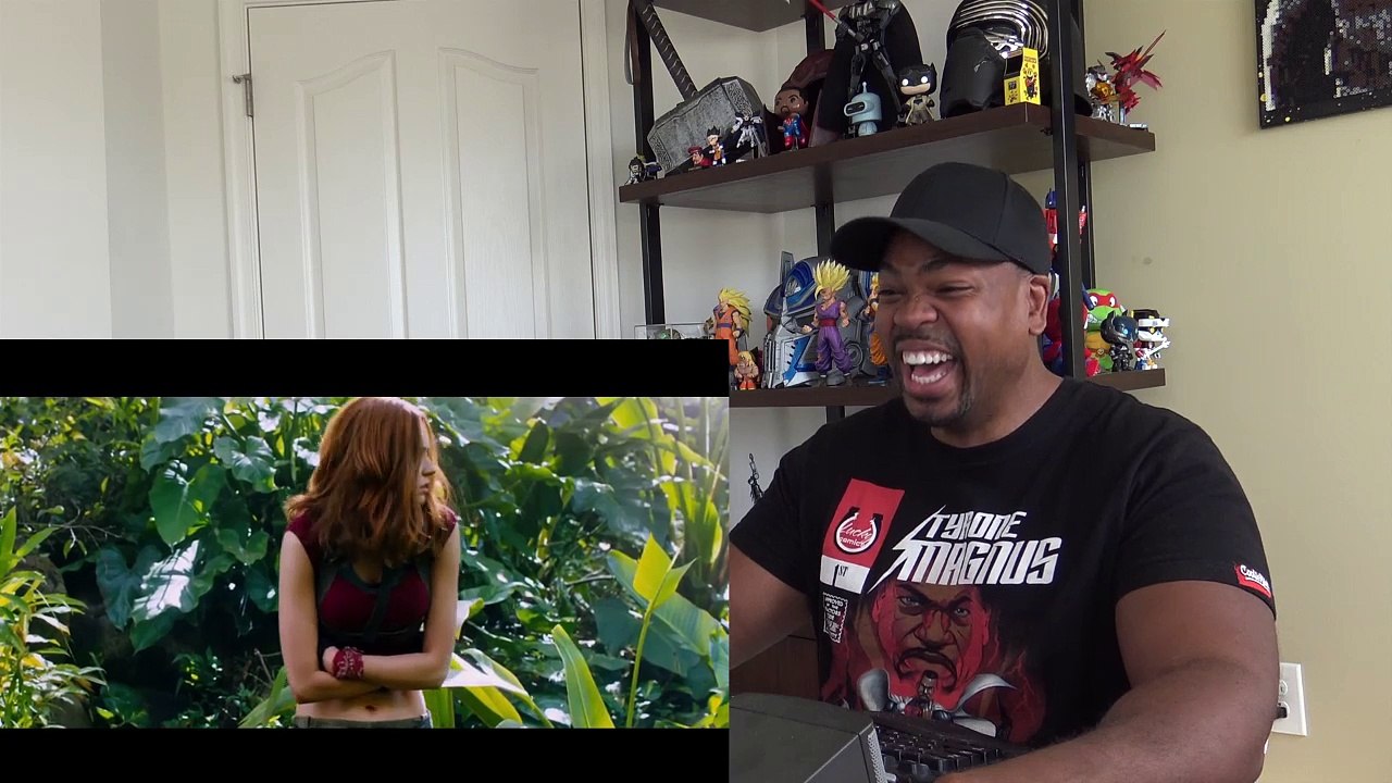 Jumanji: Welcome to the Jungle Trailer #1 REACTION!!!