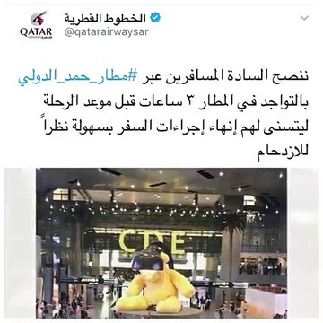 رواد تويتر يسخرون من الخطوط القطرية بأغنية زحمة يا دنيا زحمة