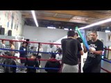 bosinas with a good drill for hand speed EsNews Boxing