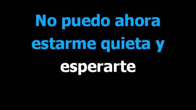 Entre tu y mil mares - Laura Pausini - Karaoke - Letra