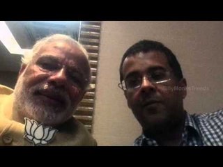 Narendra Modi Posted A Selfie With Chetan Bhagat